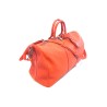 Keepall 45 bd Cuir Damier Infini Orange fusion