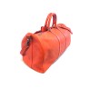 Keepall 45 bd Cuir Damier Infini Orange fusion