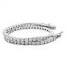 Bracelet or blanc et diamants