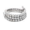 Bracelet or blanc et diamants