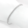 Bracelet or blanc et diamants