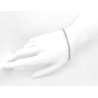 Bracelet or blanc et diamants