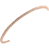 Bracelet or rose et diamants