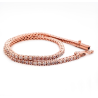 Bracelet or rose et diamants